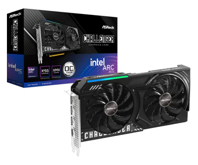 Placa video ASRock Intel Arc B570, 10GB GDDR6, PCI Express 4.0, 160-bit