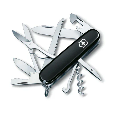 Victorinox Huntsman Swiss Army Knife black Schwarz V-1 37 V1 37 Victorinox37 Victorinox 37 13 3 Victorinox3 Victorinox 3 (1.3713.3)