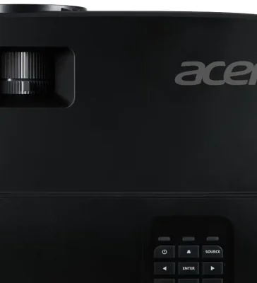 Videoproiector Acer X1229, XGA 1024* 768, up to WUXGA 1920*1200, 4.800 lumeni, 4:3/ 16:9, 20.000:1, dimensiune maxima imagine 300'', distanta maxima de proiectie 12m, boxa 3W, lampa 5.000 ore/ 20.000 ore ExtremEco, 2.4 kg, D-sub, composite video, 2*H