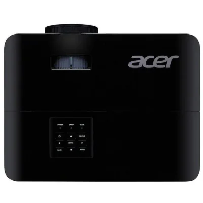 Videoproiector Acer X139, WXGA 1280*800, up to WUXGA 1920*1200, 4.800 lumeni, 16:10/ 16:9/ 4:3, 20.000:1, zoom optic 1.1x, distanta maxima proiectie 10 m, dimensiune maxima imagine 300'', boxa 3W, lampa 5.000/ 20.000 ore, 29 dB,2.4 kg, D-sub, composi