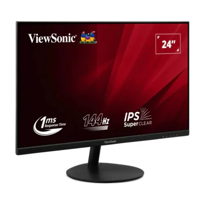 Viewsonic VA VA24E2-H, 60.5 cm (23.8"), 1920 x 1080 pixels, Full HD, LED, 1 ms, Black