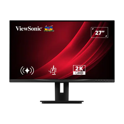 Viewsonic VG Series 27" 1440p Ergonomic IPS Mon, 68.6 cm (27"), 2560 x 1440 pixels, Quad HD, LED, 5 ms, Black
