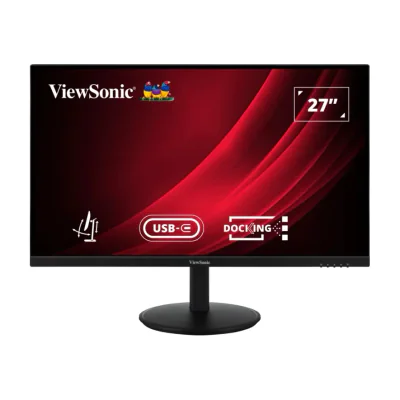 Viewsonic VG Series VG2709U-2K, 68.6 cm (27"), 2560 x 1440 pixels, Quad HD, LED, 4 ms, Black
