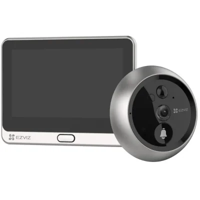 Vizor Wireless EZVIZ,CS-DP2C-A0-6E2WPFBS;1/3" Progressive Scan CMOS, 2.0 mm @ F2.2, visual angle (diagonal):155°,ICR infrared filter,Max. 5 m, 1080p / 2MP, 15fps, PIR angle 110°, Max. 5m (20 ft), MicroSD card(max. 256 GB)， Built-in high sensitivity m