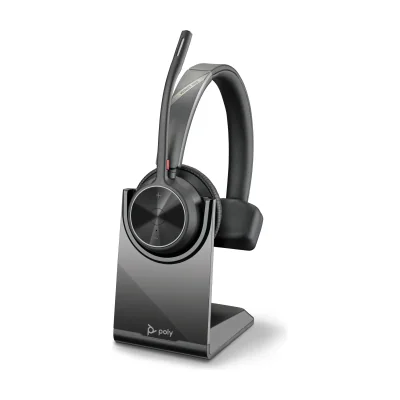 Voyager 4310 USB-C Headset +BT700 dongle +Charging Stand, Black