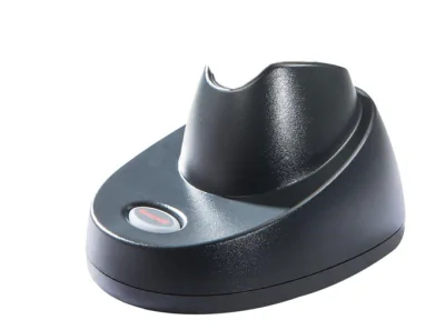 Voyager Base: Charge & Communication, RS232/USB/KBW/IBM host interfaces (cables sold separately)