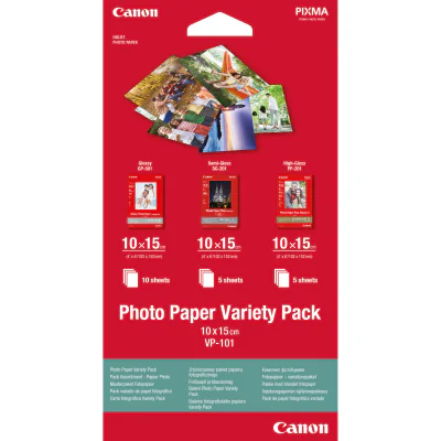 Canon Photo Paper Variety Pack 10x15cm VP-101 VP101S
