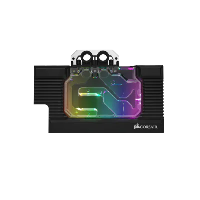 WATER block CORSAIR, filet G1/4", pt. placa video 2080 FE, pt filet G 1/4", luminat RGB, black, "CX-9020008-WW"