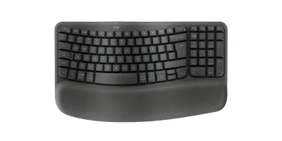 LOGITECH Wave Keys Keyboard wireless 2.4 GHz Bluetooth LE QWERTY US International graphite (US)
