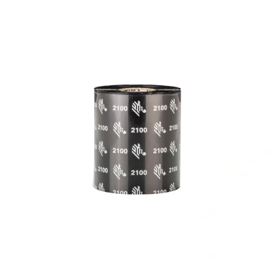Wax Ribbon, 89mmx450m (3.5inx1476ft), 2100; High Performance, 25mm (1in) core, 12/box