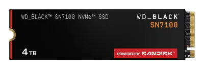 SSD PCIE G4 M.2 NVME 4TB BLACK/SN7100 WDS400T4X0E SANDISK