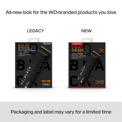 WD Black SSD SN850X 8TB Heatsink POWERED BY SANDISK