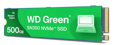 WD Green SN350 NVMe SSD 500GB M.2 2280 PCIe Gen3