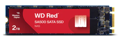 WD Red SSD SA500 NAS 2TB SATA III 6Gb/s M.2 2280 POWERED BY SANDISK