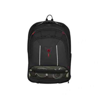 Wenger, Carbon Pro, Business Backpack with 15.6" Laptop Sleeve and Tablet Pocket, Black "653129"