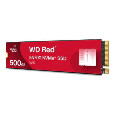 WD Red SSD SN700 NVMe 500GB M.2 2280 PCIe Gen3 8Gb/s internal drive for NAS devices "WDS500G1R0C"