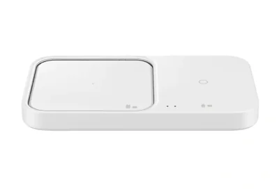 Wireless Charger Duo 15W Super Fast Wireless Charge; Travel Adapter 25W Super Fast Charge; USB-C to USB-C Cable, 1m; White "EP-P5400TWEGEU"