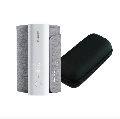 Withings Bundle Blood Pressure Monitor Connect w Wifi sync (including Travel case for BPM Connect)