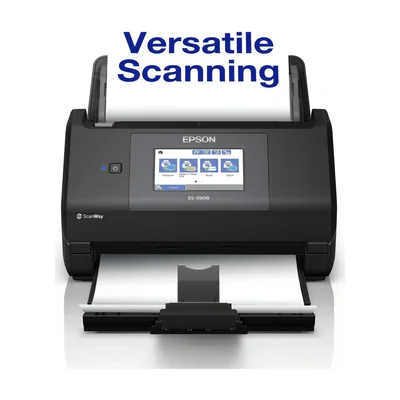 Epson WorkForce ES-590W, 215.9 x 6096 mm, 600 x 600 DPI, 30 bit, 24 bit, 8 bit, 45 ppm