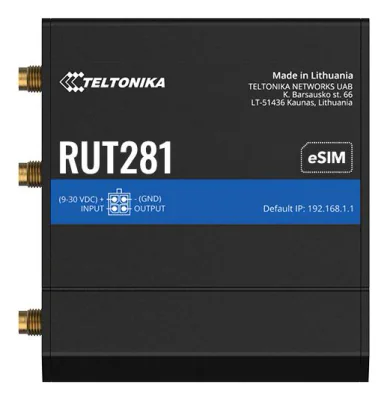WRL ROUTER LTE CAT 4/RUT281 TELTONIKA