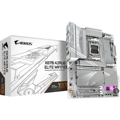 X870 AORUS ELITE WIFI7 ICE, White