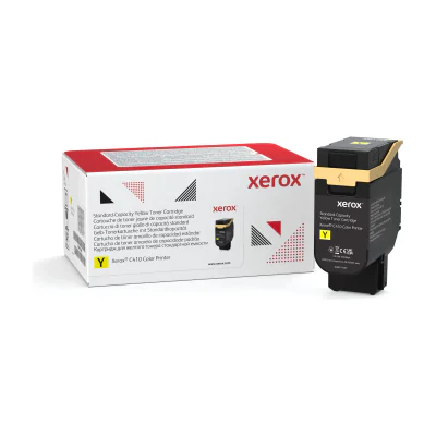 Xerox Genuine ® C410 Color Printer/VersaLink® C415 Color Multifunction Printer Yellow Standard capacity Toner Cartridge (2000 Pages) - 006R04680, 2000 pages, Yellow, 1 pc(s)