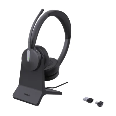 Yealink BH70 Dual with Stand USB-C/A Headset, Wireless, 20 - 20000 Hz, Office/Call center, 147 g, Headset, Black