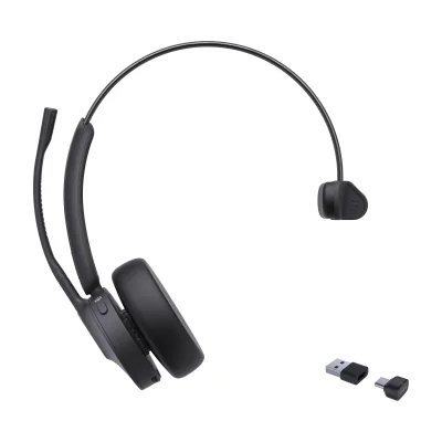 Yealink BH70 Mono Teams USB-C/A Headset, Wireless, 20 - 20000 Hz, Office/Call center, 91 g, Headset, Black