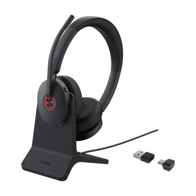 Yealink BH74 with Stand Teams USB-C/A Headset, Wireless, Office/Call center, 162 g, Headset, Black