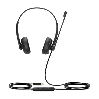 Yealink UH34 Dual Teams Headset, Wired, Office/Call center, 20 - 20000 Hz, 118 g, Headset, Black