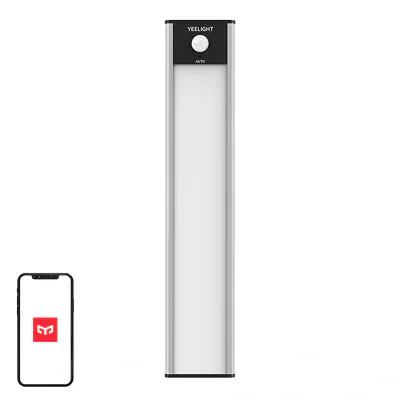 Yeelight Lumină de dulap cu senzor de mișcare 20cm (argintiu) 2700K
