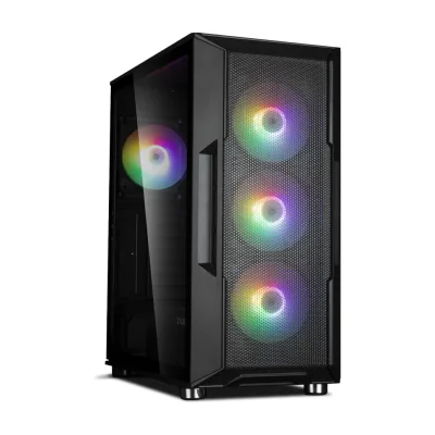Zalman I3 Neo Black, Midi Tower, PC, Black, ATX, Mini-ATX, Mini-ITX, 16.2 cm, 35.5 cm