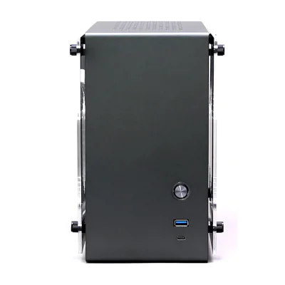 Zalman M2 Mini Gray, Mini Tower, PC, Grey, Mini-ITX, Acrylic, Aluminium, Steel, Gaming