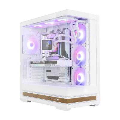 Zalman P40 NAMU WHITE, Midi Tower, PC, White, ATX, micro ATX, Mini-ITX, Plastic, Steel, Tempered glass, Multi