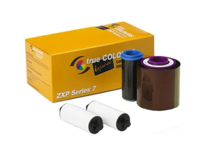 Zebra 800077-748EM, ZXP Series 7, 250 pages, Black, Cyan, Magenta, Yellow, Thermal transfer, Zebra, 500 g