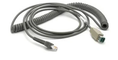 Zebra CBA-U28-C15ZBR, Charging cable, Black, 4.57 m, Zebra, DS9308