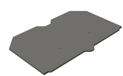 Zebra CS-CAB-SHV, Rack shelf, Grey, 1 pc(s)