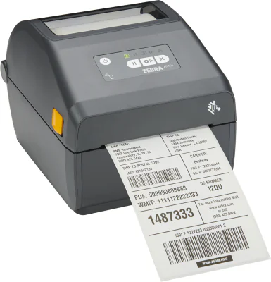 Zebra ZD421, Thermal transfer, 300 x 300 DPI, 305 mm/sec, Wired & Wireless, Black, Grey