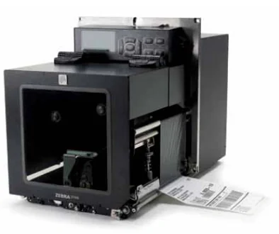 Zebra ZE500, Direct thermal / Thermal transfer, 300 x 300 DPI, 254 mm/sec, Wired, Black