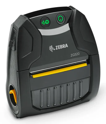 Zebra ZQ320 Plus, Direct thermal, 203 x 203 DPI, 100 mm/sec, Wired & Wireless, Black
