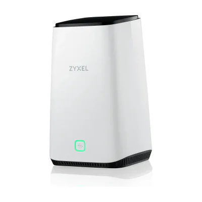 Zyxel FWA510, Wi-Fi 6 (802.11ax), Tri-band (2.4 GHz / 5 GHz / 5 GHz), Ethernet LAN, 5G, Black, White, Tabletop router