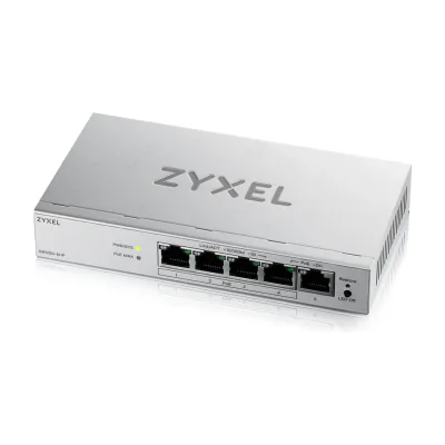 Zyxel GS1200-5HPV3, Managed, L2, Gigabit Ethernet (10/100/1000), Full duplex, Power over Ethernet (PoE), Desktop