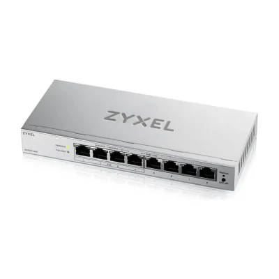 Zyxel GS1200-8HPV3, Managed, L2, Gigabit Ethernet (10/100/1000), Full duplex, Power over Ethernet (PoE), Desktop