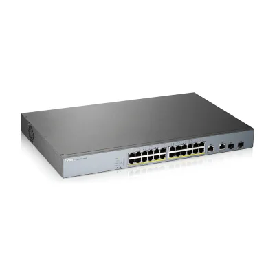 Zyxel GS1350-26HP-EU0101F, Managed, L2, Gigabit Ethernet (10/100/1000), Power over Ethernet (PoE), Rack mounting