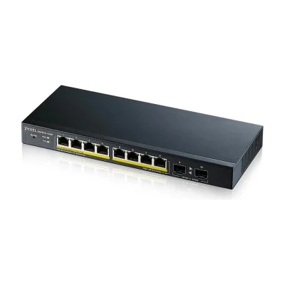 Zyxel GS1900-10HP, Managed, L2, Gigabit Ethernet (10/100/1000), Power over Ethernet (PoE), Wall mountable