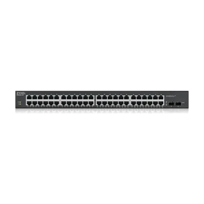 Zyxel GS1900-48HPv2, Managed, L2, Gigabit Ethernet (10/100/1000), Full duplex, Power over Ethernet (PoE), Rack mounting