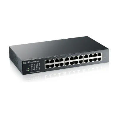 Zyxel GS1915-24E, Managed, L2, Gigabit Ethernet (10/100/1000), Rack mounting, 1U, Wall mountable