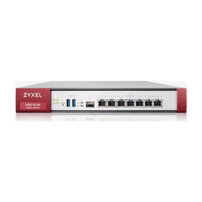 Zyxel USG Flex 200, 1.8 Gbit/s, 0.45 Gbit/s, 100 Gbit/s, 60 transactions/sec, 45.38 BTU/h, 529688.2 h
