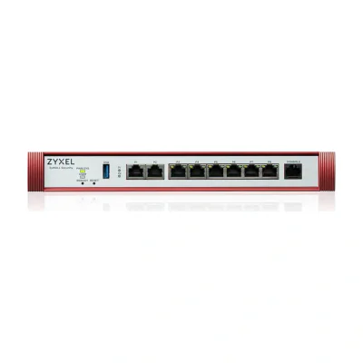 Zyxel USG FLEX 200H, 5 Gbit/s, 1.2 Gbit/s, 2000 Mbit/s, 58.75 BTU/h, IKEv2, IPSec, SSL, Wired
