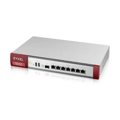 Zyxel USG FLEX500 H Series, User-definable ports with 2*2.5G, 2*2.5G( PoE+) & 8*1G, 1*USB (device only)